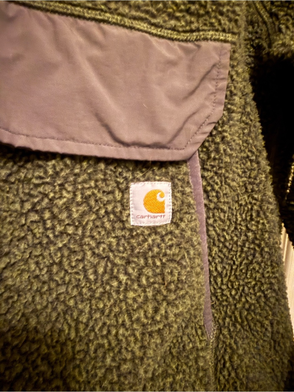 Women's Carhartt Fleece Quarter Snap Jacket - Picture 2 of 9